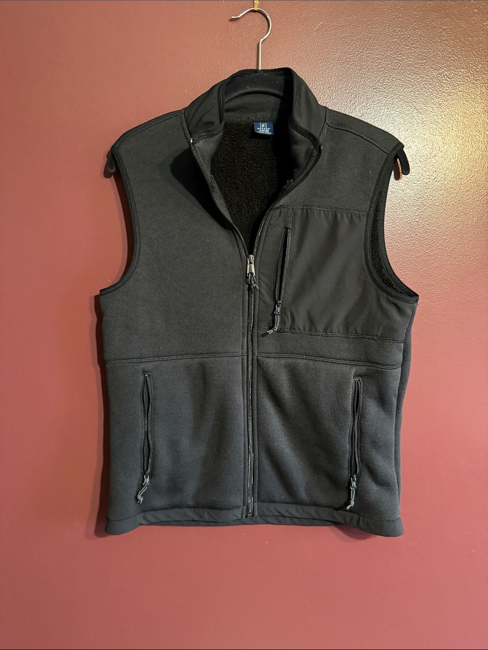 George Black Men's Softshell Fleece Vest